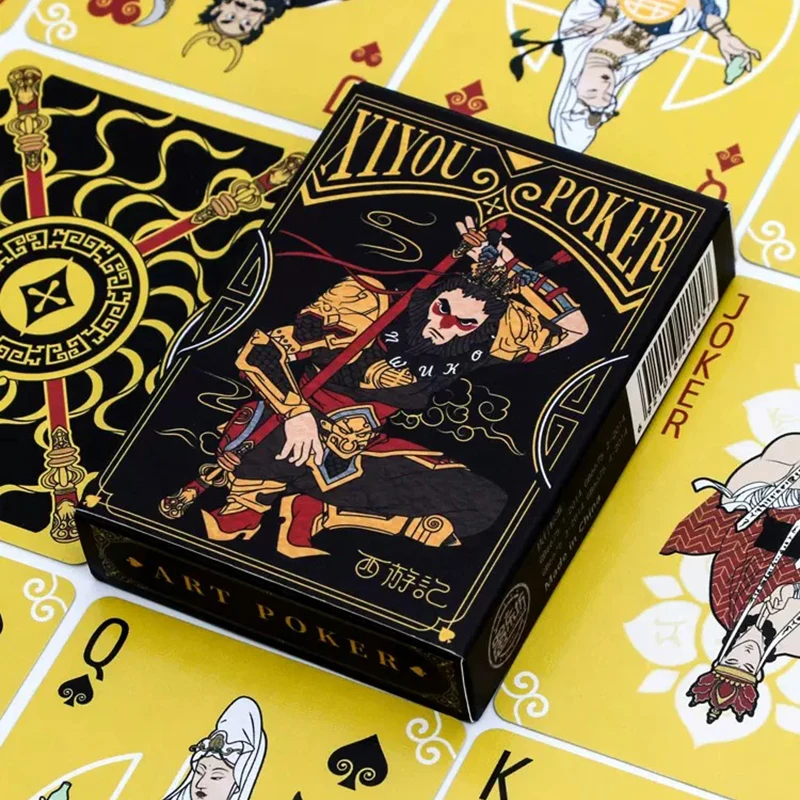 Chinese Four Famous Novels Journey to the West Playing Cards Plastic Box Sun Wukong Collection Poker Set