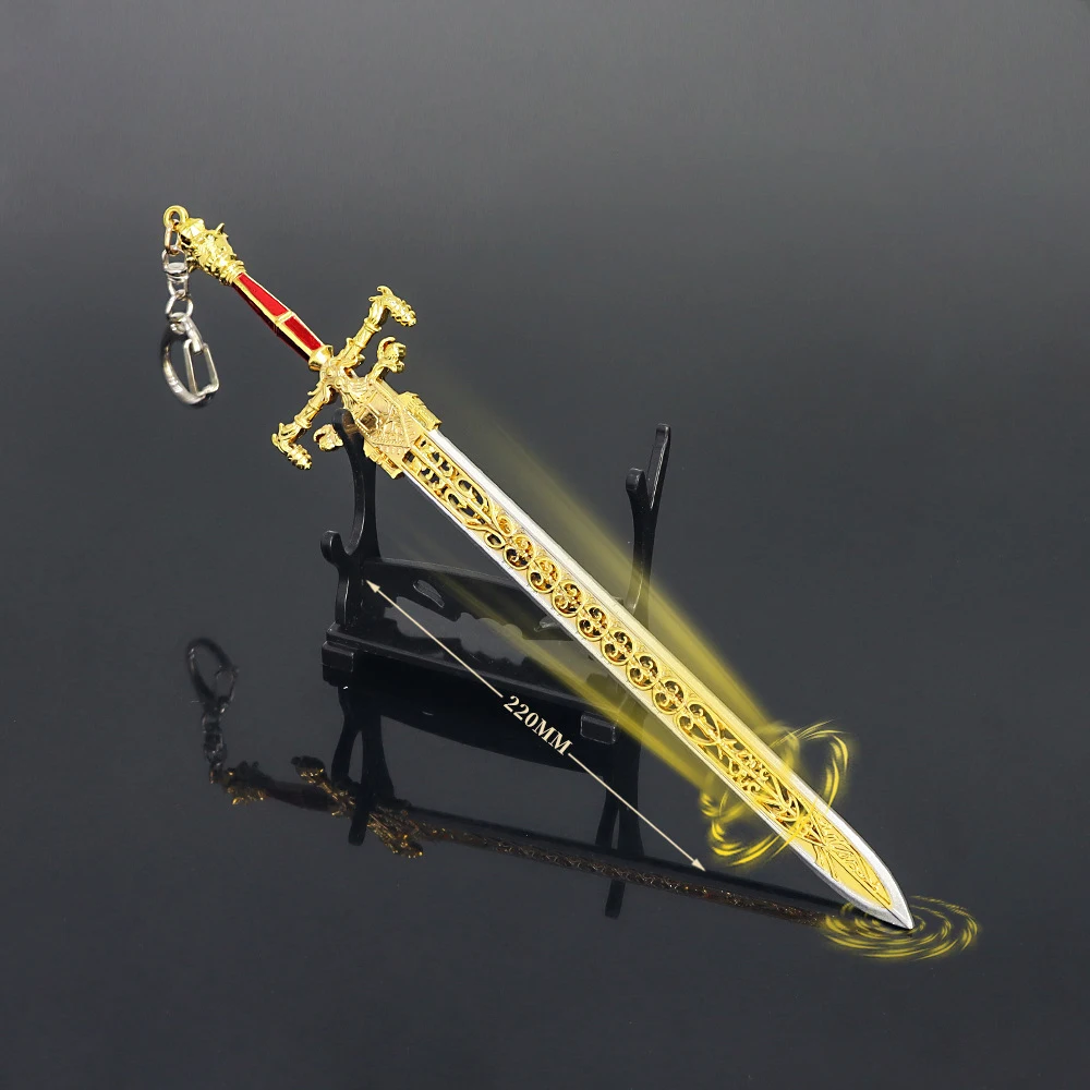 22cm Sword of Night and Flame Japanese Anime Weapon Game Samurai Swords Katana Model Accessories Keychain Ornaments Gifts Toys cosplay sword cosplay prop cosplay toy
