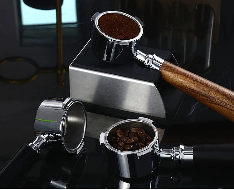 51MM Kaffee-Siebträger ohne Boden, nackter Filterkorb für Delonghi Dedica EC680 EC685 Espressomaschine, Zubehör, Barista-Werkzeuge – Detail 9
