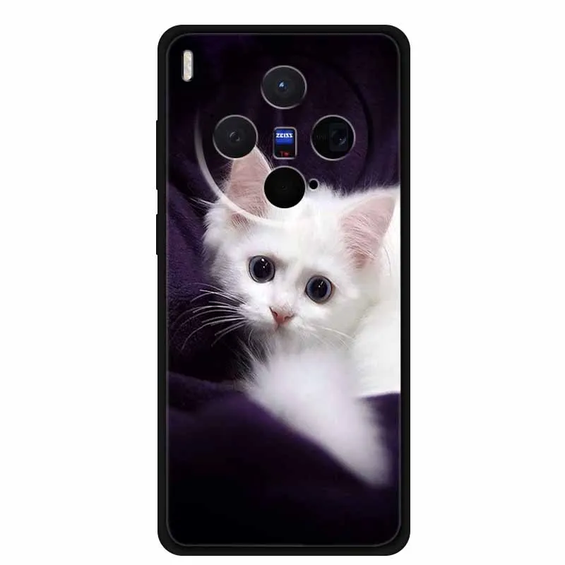 Black TPU Soft Silicone Phone Case  - Fashionable Anime Design with Protective Bumper