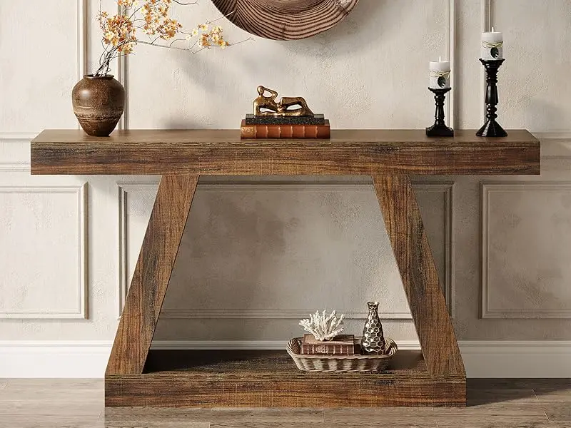 With its 2-tier storage shelving design, 