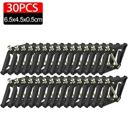Type 86 Cassette Repairer Dark Box Switch - Home Repair Tool & Accessory for 6.5x4.5x0.5cm (30PCS)