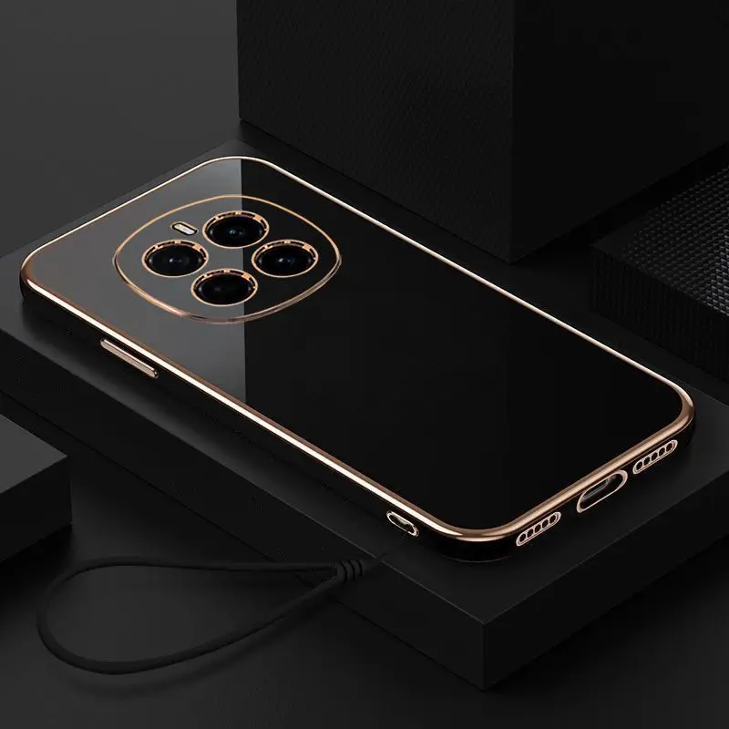 Luxury Square Plating Shockproof Phone Case