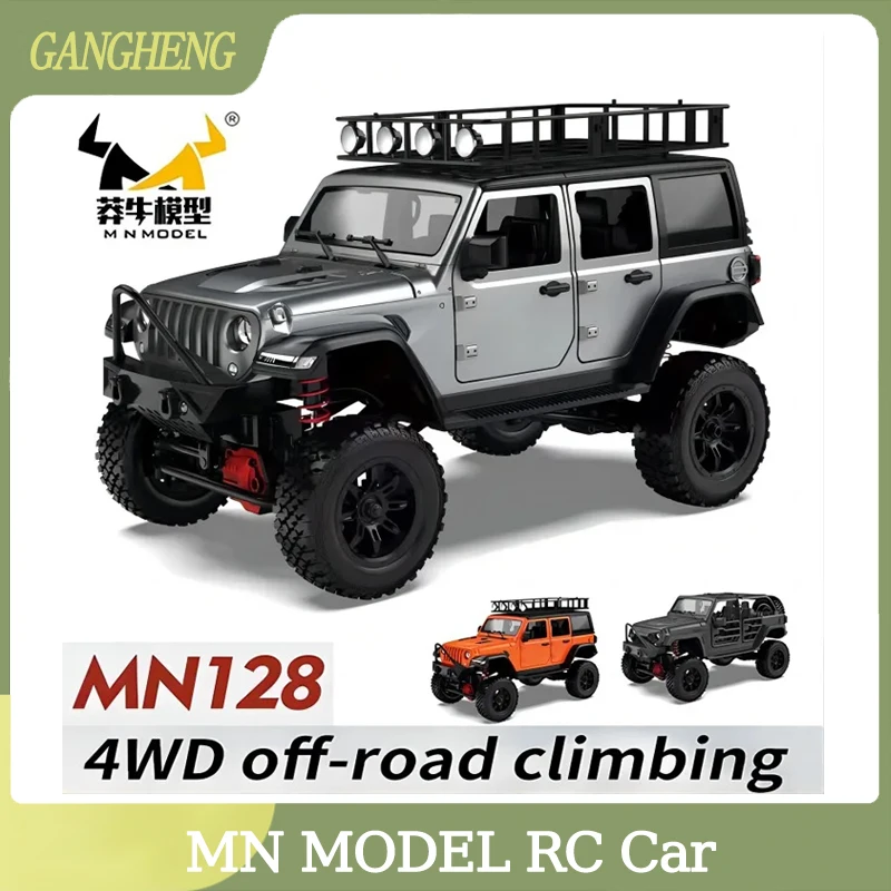 

MN128 1/12 RC Car 4WD Jeep Model 2.4G Remote Control LED Light 4X4 Off Road 4WD Climbing RC Truck Electric Toy Car Gift for Boy