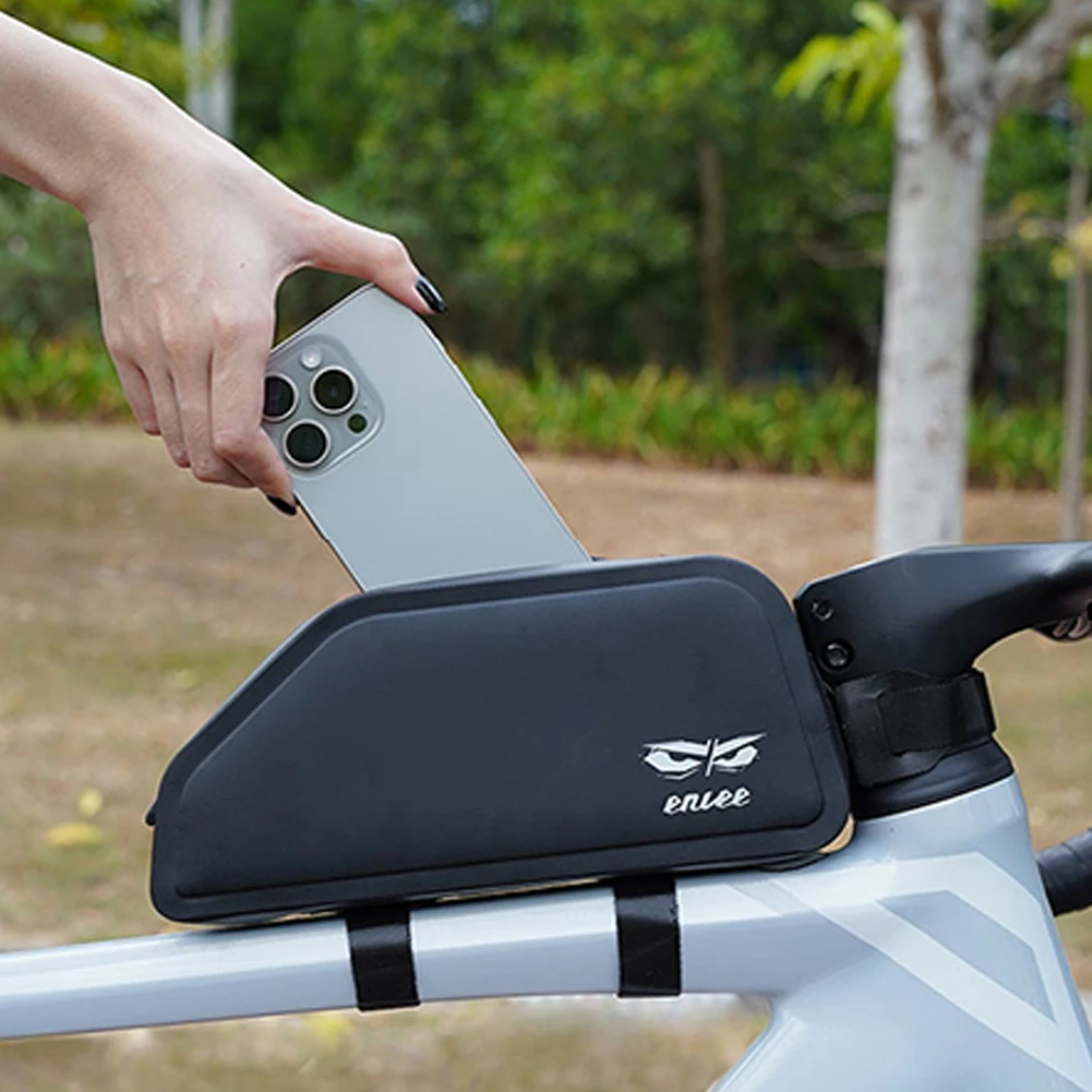 1.5L Cycling Tools Storage Bag Waterproof Cycling Front Bag TPU Bike Top Frame Bag for MTB Road Bike Accessories