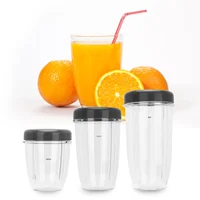 Kit de pièces de rechange pour mélangeur Nutri 900W, tasse et couvercle Ju479, 18oz, 24oz, 32oz, fruits 6