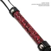 1 Pc Horse Whip PU Leather Handle Flogger Equestrian Teaching Training Riding Whips Real Cowhide Horse Riding Whip Training Tool 5