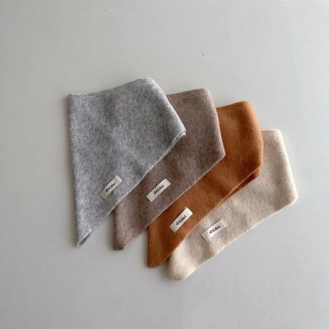 Baby Wool Triangle Scarf