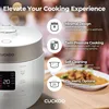 Twin Pressure Rice Cooker & Warmer with Nonstick Inner Pot, 16 Menu Options, 3 Voice Guide, Auto Clean (White) 3