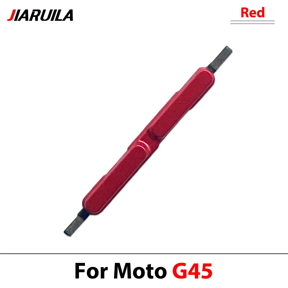 모토 G24 G35 G45 G85용 새 전원 볼륨 측면 버튼 키 교체 부품, 볼륨 버튼 + 전원 켜기/끄기 수리