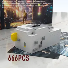 

Moc Creative Idea Intelligence Decryption Box Magic Image Building Blocks Kit Lock and Key Model Bricks Toys for Children Gifts