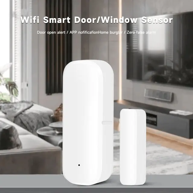 Tuya WiFi  Door Sensor Window Sensor Smart Home Wireless Door Detector Smart Life APP Remote Control for Alexa Google Home 5