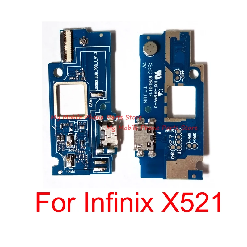 

USB Charging Dock Port Board Flex Cable For Infinix X521 Charger Charge Board Port Replacement Parts For Infinix Hot S X521