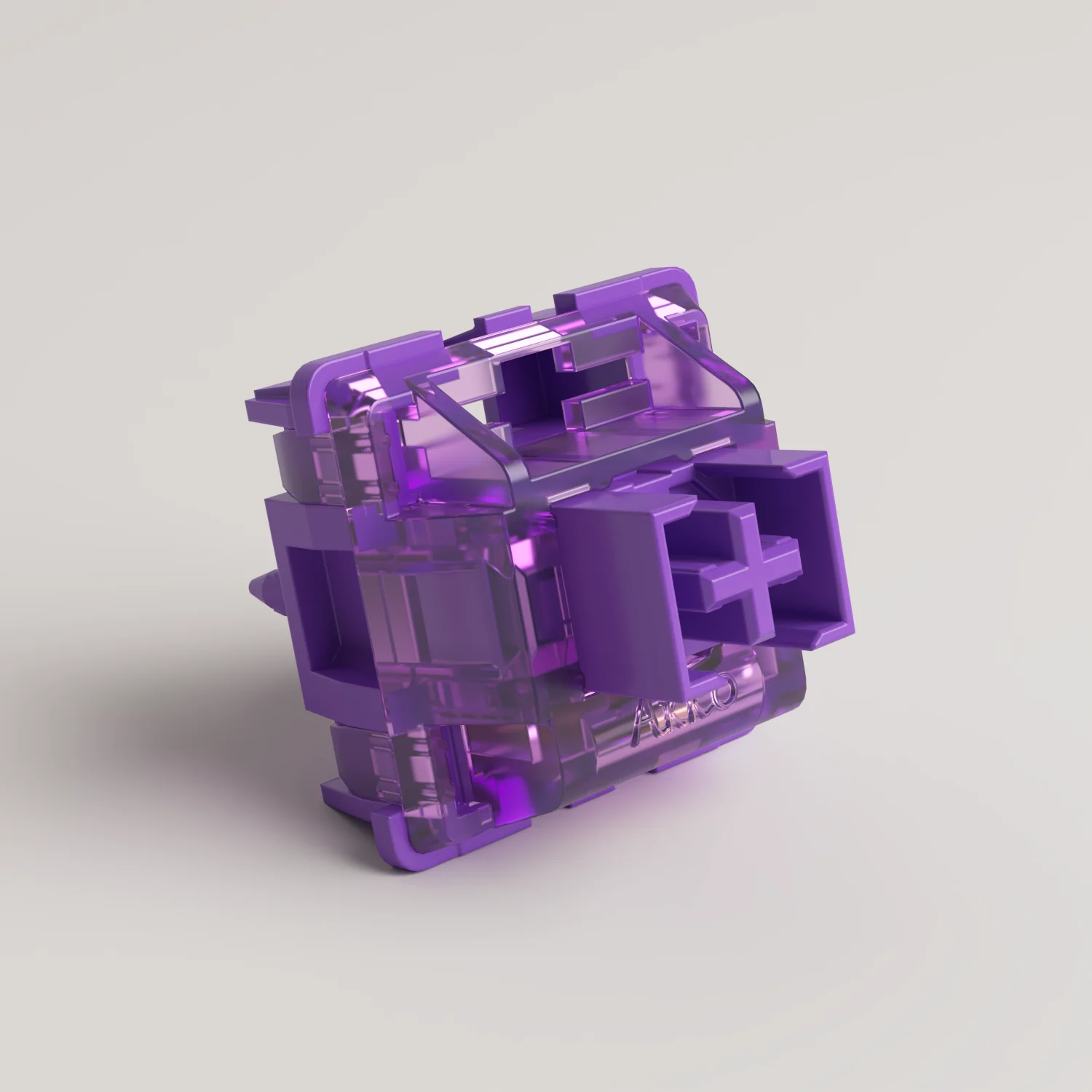 Interruptor Táctil Roxo Akko v3 Pro Lavanda Compatível com Teclado Mecânico mx Pinos 40g 45 Pcs - Imagem 2