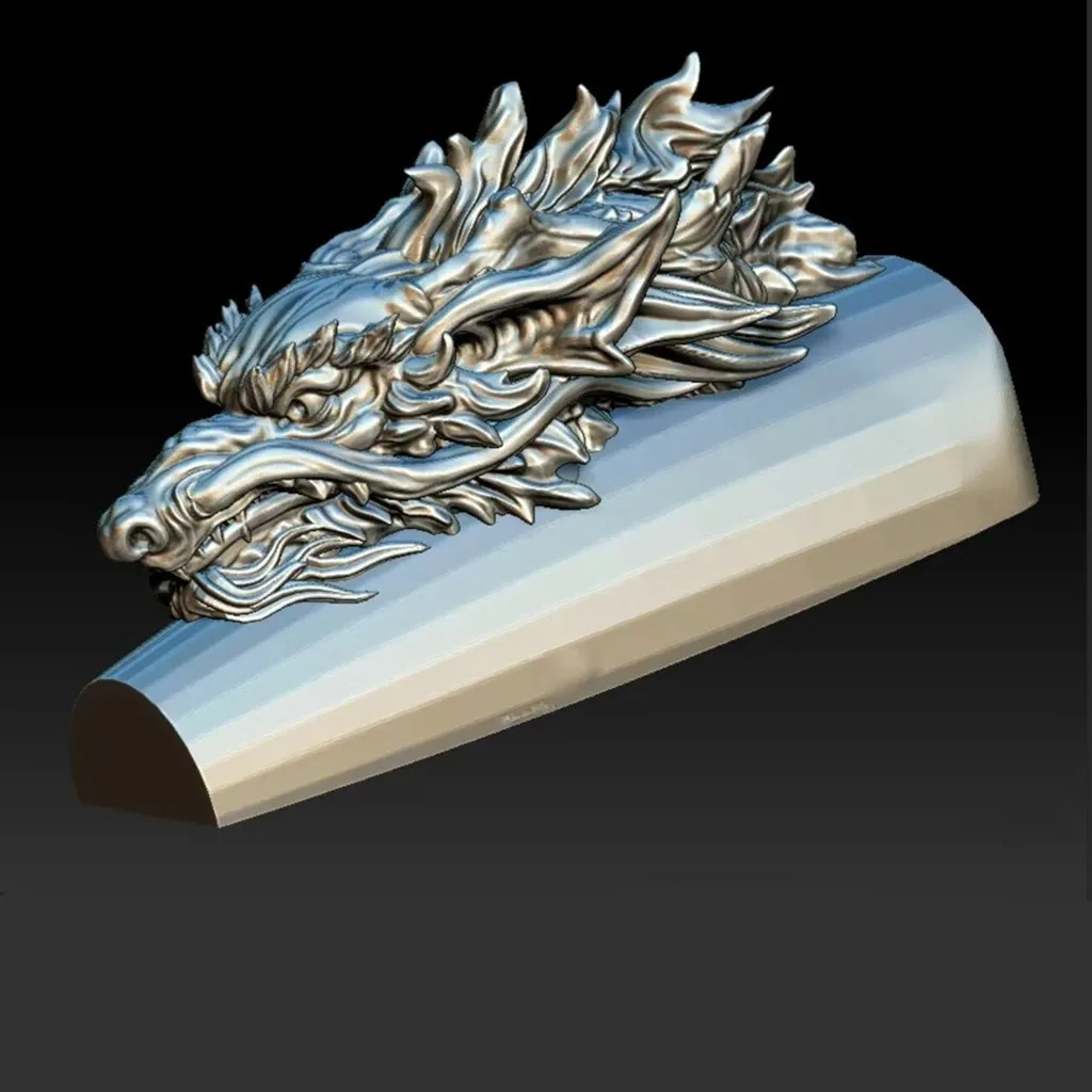 1pc 드래곤 새해 Phoenix3D 아크릴 금형 꽃 네일 아트 장식 DIY 실리콘 금형 네일 아트 템플릿 손톱 금형