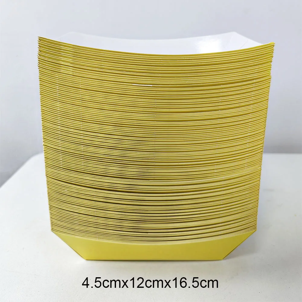 Vibrant Disposable Paper Food Trays