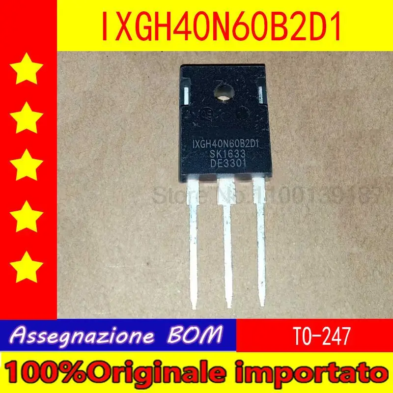 

10 шт./лот IXGH40N60B2D1 40N60 TO-247 бтиз силовая трубка 40 А 600 в