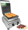 Waffle Maker Thick | Press Type | Professional Use Stainless Steel Nonstick | 110V (6 Waffle on a Stick) 1