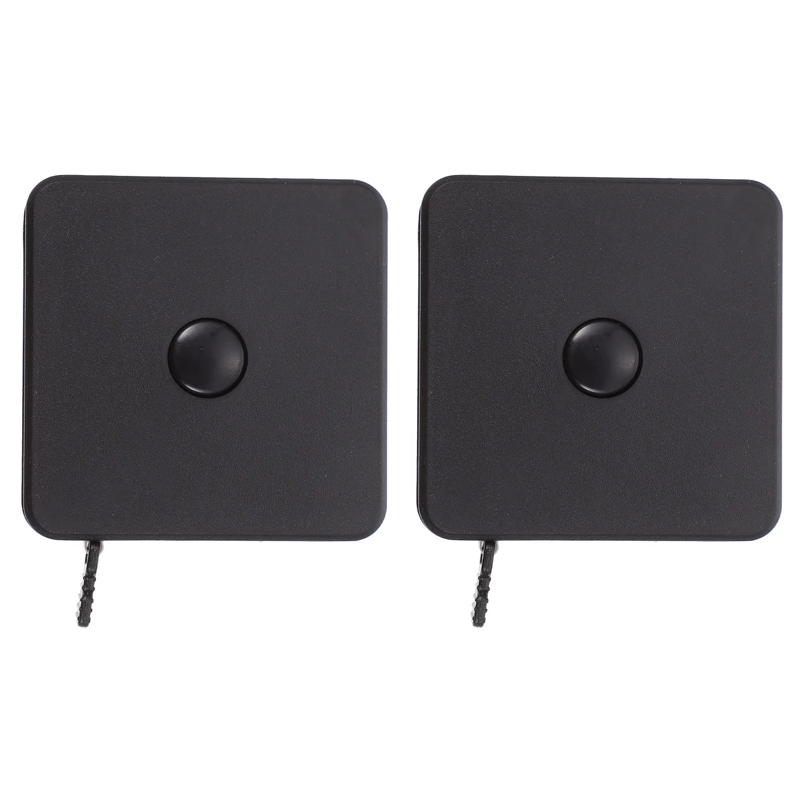 2pcs 사각형 미니 플라스틱 줄자 200Cm 휴대용 의류 측정 도구 유연한 내구성 가정용 줄자