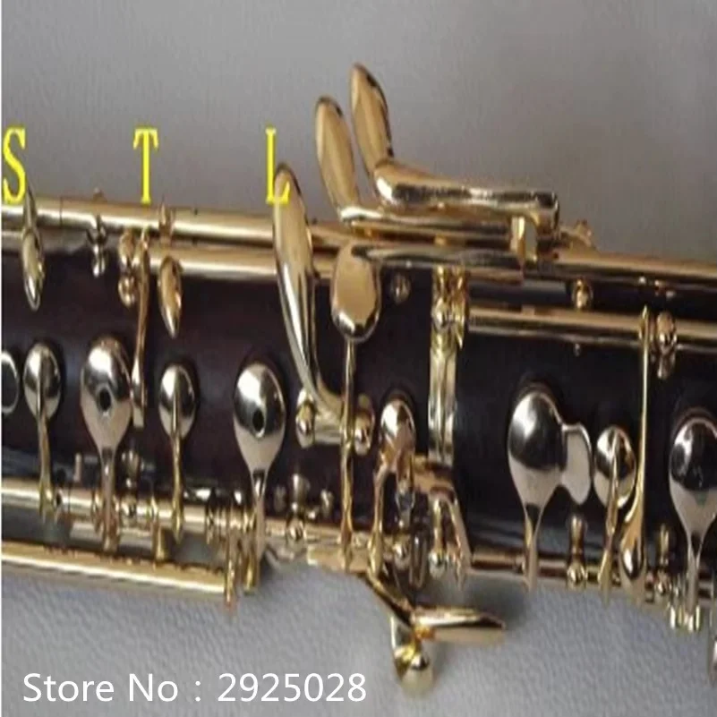 Great ebony concert semiautomatic oboe,gold-plating C key