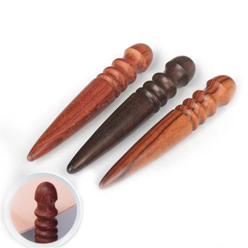 Leather Craft Tool leather tools leather craft tool kit leather craft tools leather craft tool Wood Polishing Stick Leather Edge Burnisher Diy Handmade Leathercraft Sandalwood Leather Polishing Tool