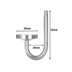 Premium Aquarium CO2 Diffuser & Regulation System (Silver 70X30mm)