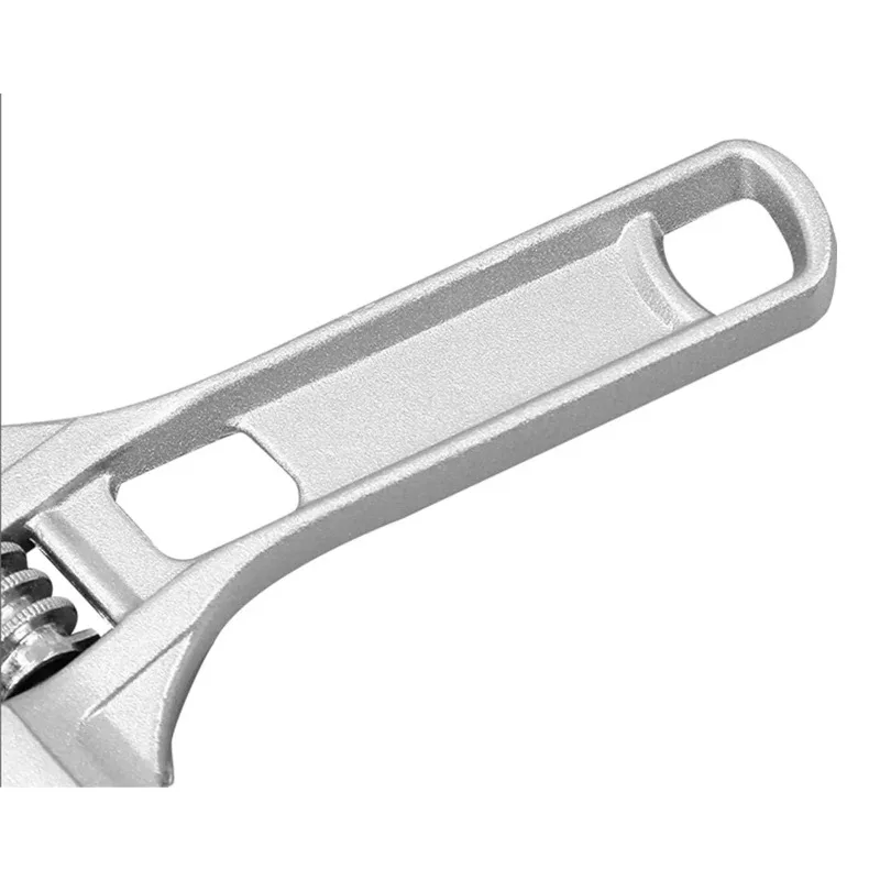 Adjustable Aluminum Alloy Bathroom Wrench - Multi-Functional Universal Tool for Pipe Nut  Lightweight Durable  Spanner
