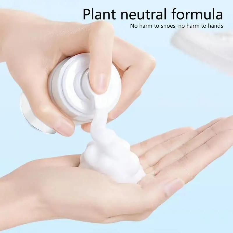 White Shoe Cleaner 200ml Sneaker Whitener Stain Remover Multifunctional Dirt Remover Effective Shoe Cleaner For White Shoes 4