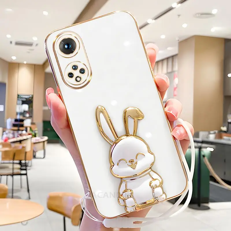 P30lite Crossbody Lanyard Maple Leaf Plating Case For Huawei P30 Lite P40  P20 Pro Cord Silicone Cover Y6 Y7 2019 Honor X8a X9a - AliExpress