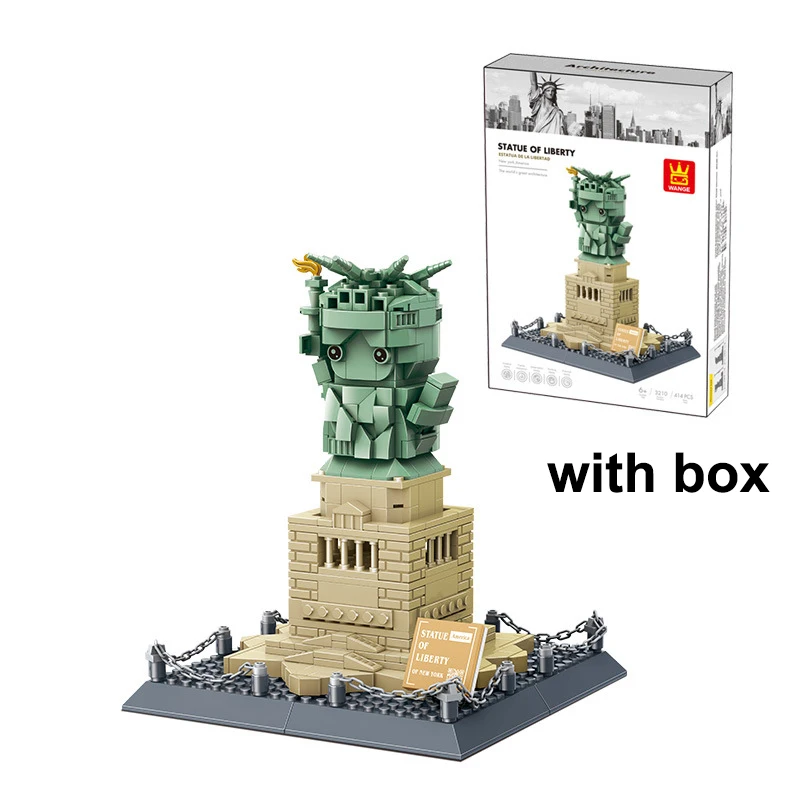MOC 2022 Famous Statue of Liberty Base Building Blocks Set Monument  Statuette Tabletop Decoration Collection Bricks Toys Gifts - AliExpress