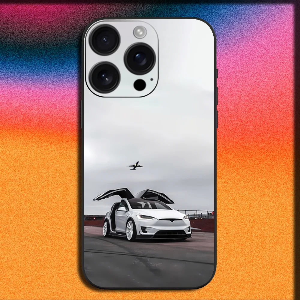 Sleek Black SUV Sport Car-Inspired Soft Phone Case