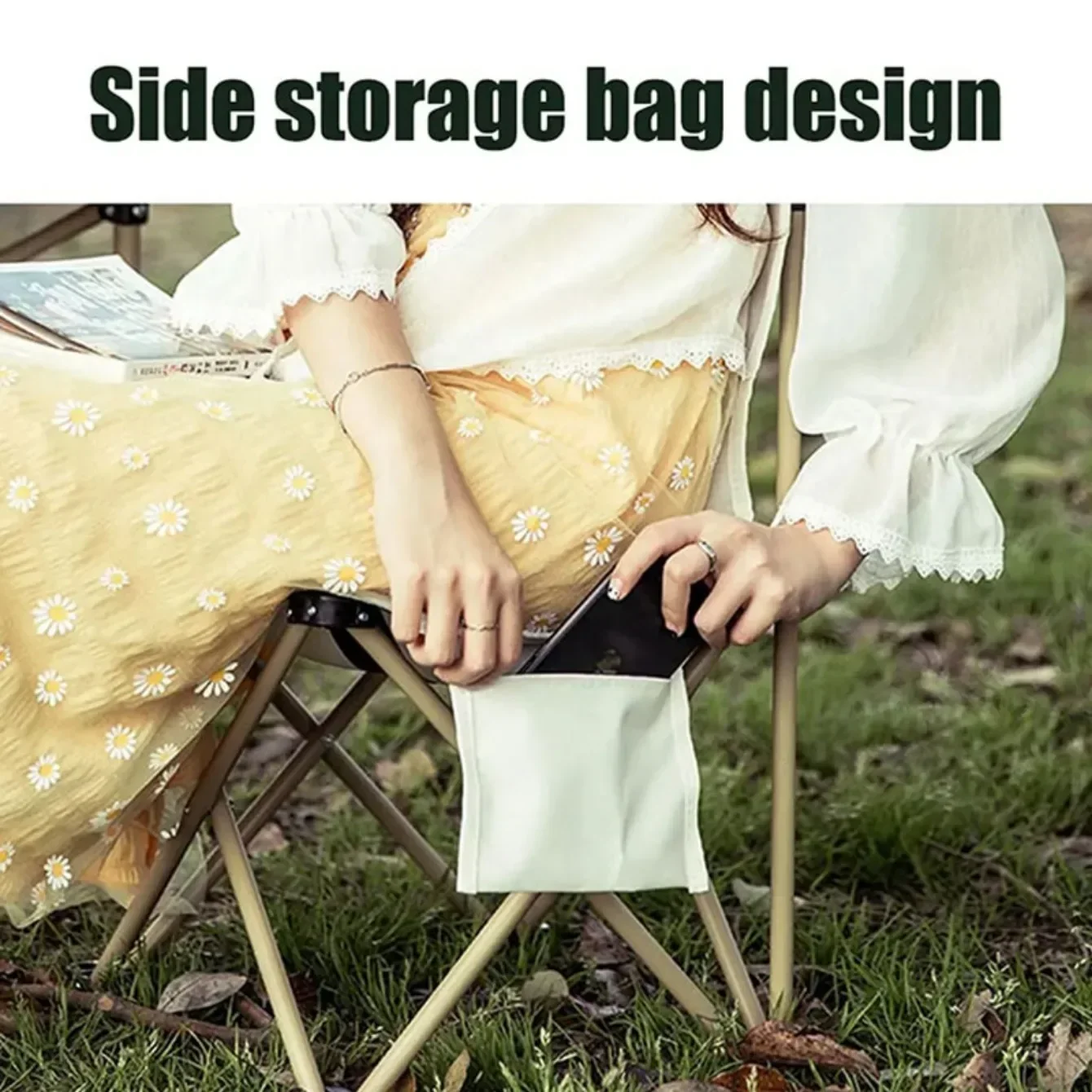 Portable Folding Camping Chair Lightweight Oxford Stool Fabric Fishing Tourist Chairs Outdoor Picnic Camping Equipment Accessory