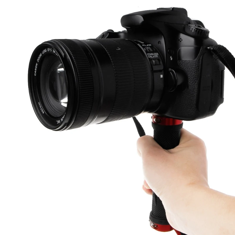 1/4'' Handle Grip Stabilizer Holder Stand Handheld Tripod For Camera Video LED camera holder,camera gimbal stabilizer