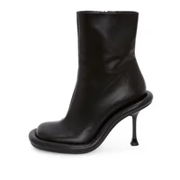 New Fashion Stiletto Heel Retro European and American Brand Side Zipper Denim Short Boots Platform Shoes  Shoes for Women - Image 3