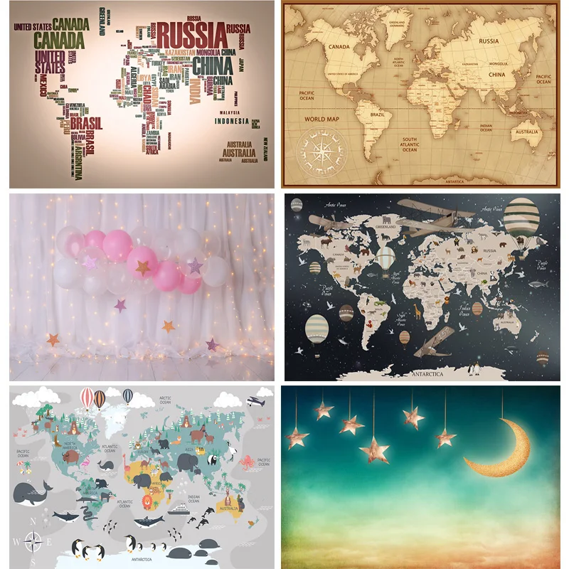 

Jungle Happy Birthday Photography Backdrops Newborn Air Balloon Party corations Portrait Photo Studio Background G-22