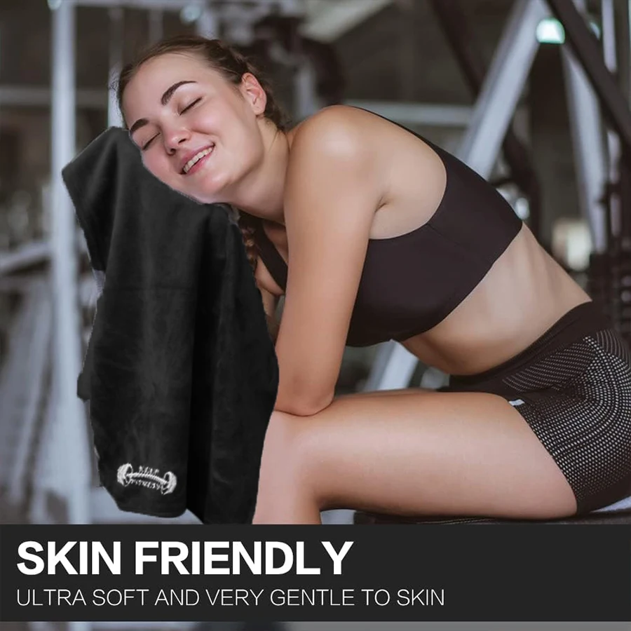 1-pcs Soft and comfortable sports towel, quick-drying and sweat-absorbing, suitable for fitness, yoga, golf and tennis. 5