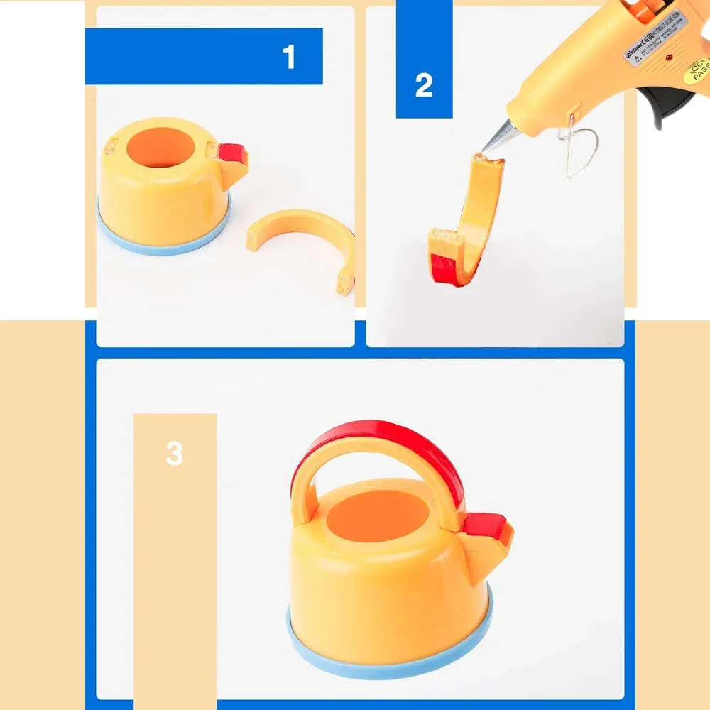 20W Hot Melt Glue Gun Household DIY Mini Electric Gun Heat Temperature Tool Industrial Thermo EU Repair Tool with Glue Sticks 4