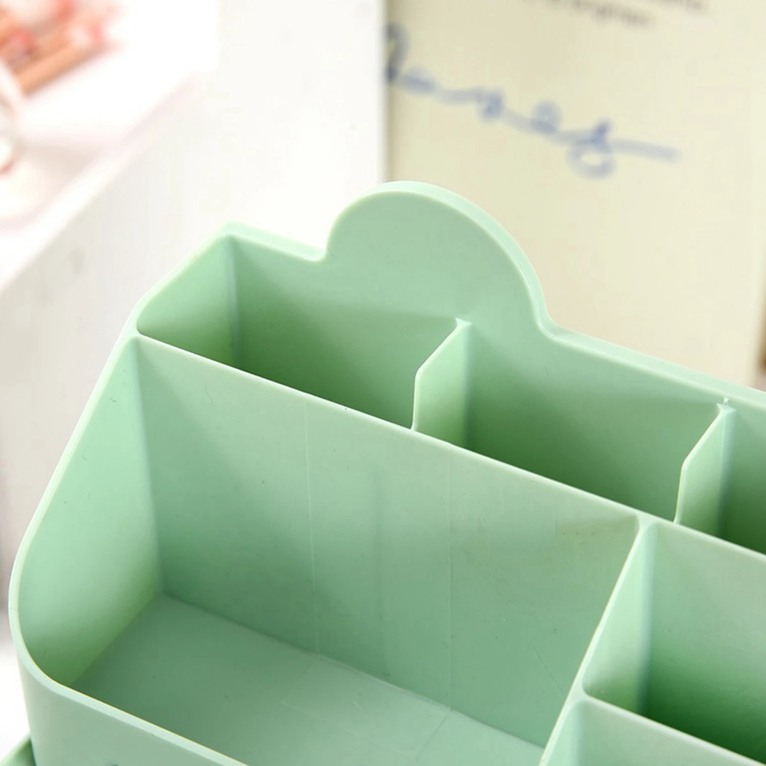 1pc/2PCS/3PCS Portable Stackable Desktop Storage Box Student Desk Stationery Sorting Storage Rack Makeup Box Desktop Tra
