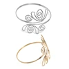Flower Upper Arm Cuff Bracelets Bangles Armband Hollow Out Cuff Bracelets Bangle 5