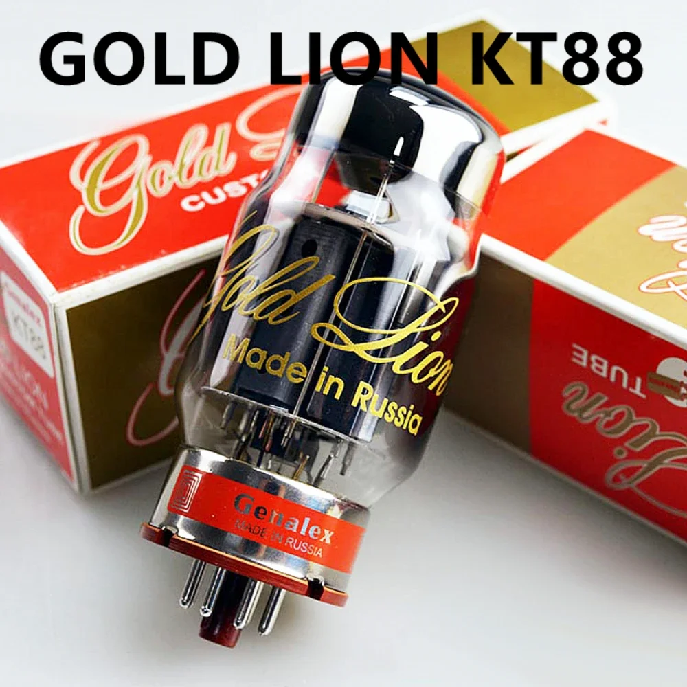 GOLD LION KT88 Vacuum Tube HIFI Audio Valve Replace KT77 KT66 El34 6550 Tube Amplifier Kit DIY Genuine Matched Quad 4
