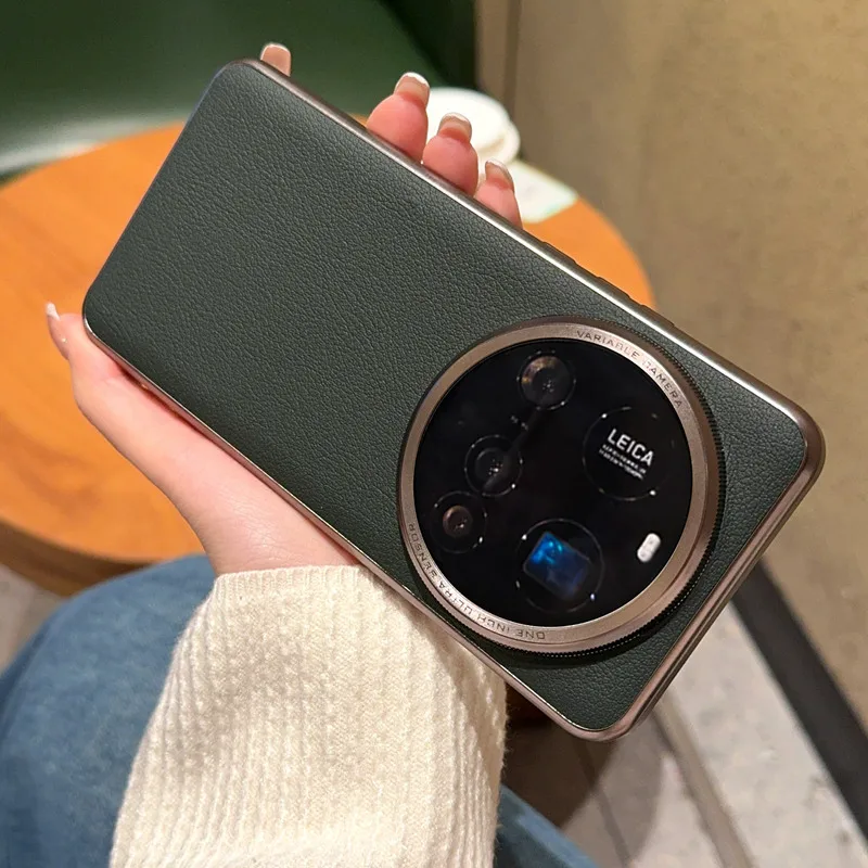 Fashion Lichee Pattern PU Leather Case with Electroplated Frame