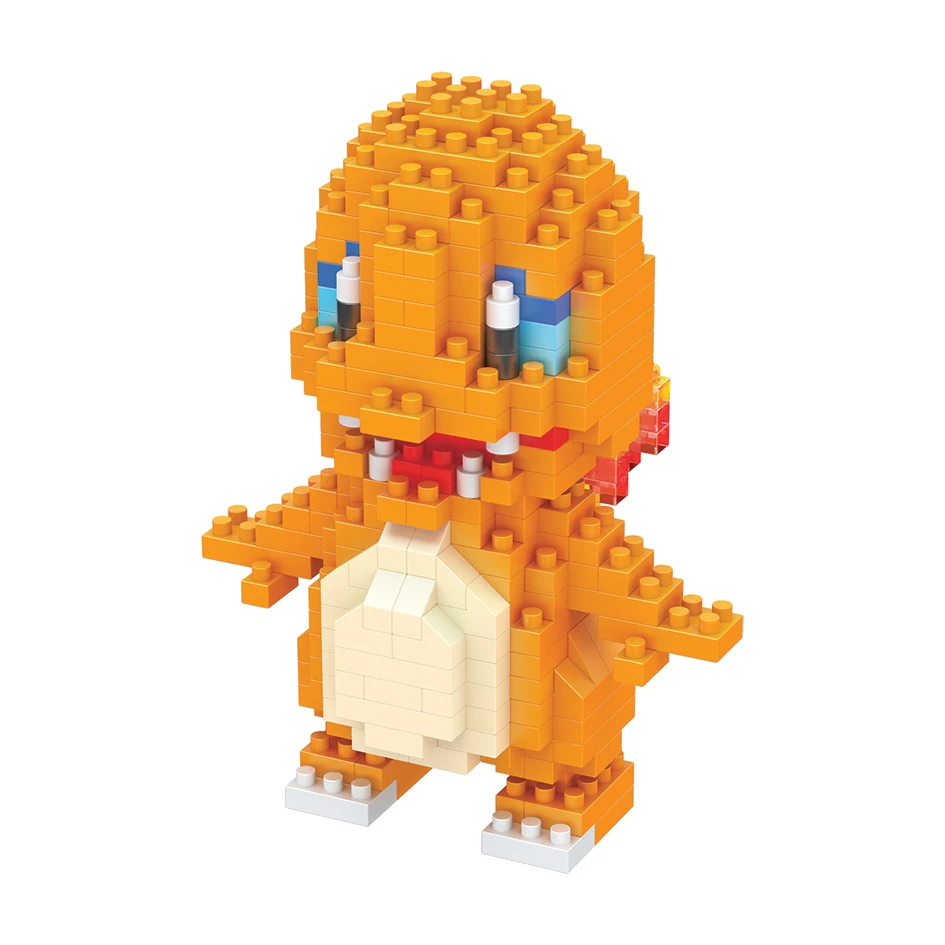thumbnail image 1 of Bloques de construcción de estilo 61 para niños, muñecos de Anime Picachu Charizard, Blastoise, Bulbasaur, Gengar, figuras de ladrillos, juguete de regalo, 1 of 5