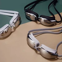 Professional Anti-Fog Swim Goggles with HD Wide-Angle Lens, Comfortable Fit, Adjustable Nose Bridge, Stylish Design 1
