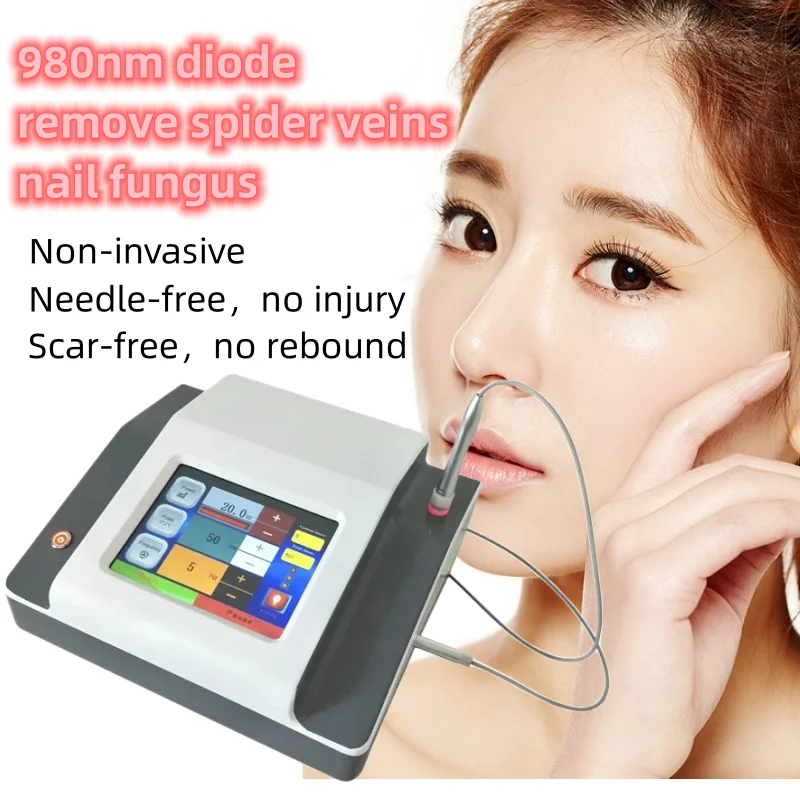 New BEST 30W 980 Diode Blood Vessels Removal Nail Fungus 980nm Diode Vascular Removal Machine Remove Spider Veins best nail fungus cure oil sunrise 980nm diode laser nail laser toenail fungus repair pen 980nm vascular removal cellulite