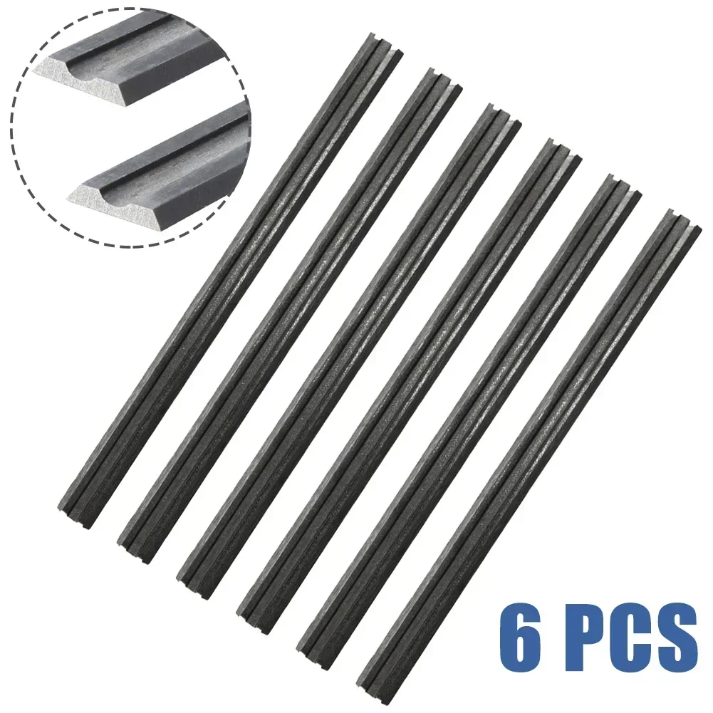 Reversible Planning Blades Planer Blade With Two Cutting Edges 60HRC Planning Blade Straight Electric Planer Knives