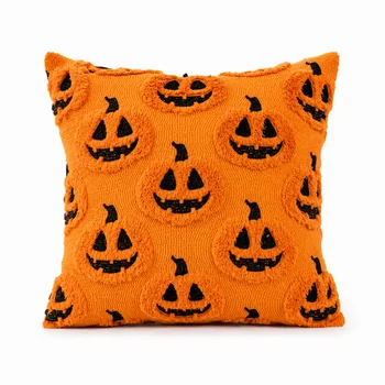 Ghost Halloween Pillow Cover 1