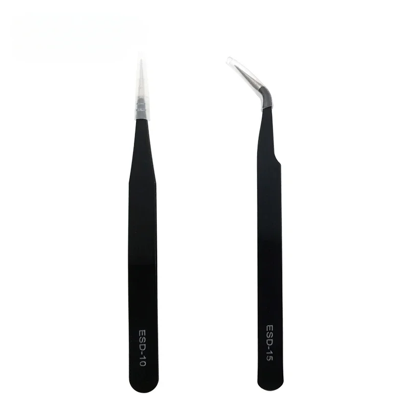 1PC Stainless Steel Curved Straight Eyebrow False Eyelash Tweezers Nail Art Extension Makeup Tool Eeyelashes Tweezers 5
