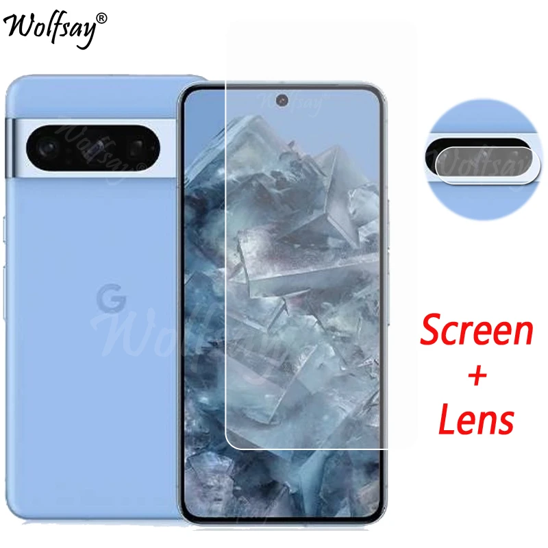 Proteggi Obiettivo Per Fotocamera Per Google Pixel 8 Pro Proteggi Schermo In Vetro Temperato Pixel 8 Pro 7A 6A Glass Per Google Pixel 8 Pro Glass