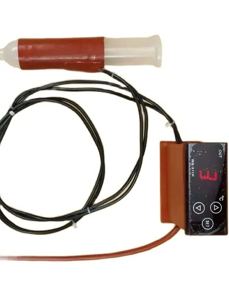 

10CC/18.3*80mm 12V Digital display temperature controller Silicone heater syringe Small cylindrical heating ring flexible heated