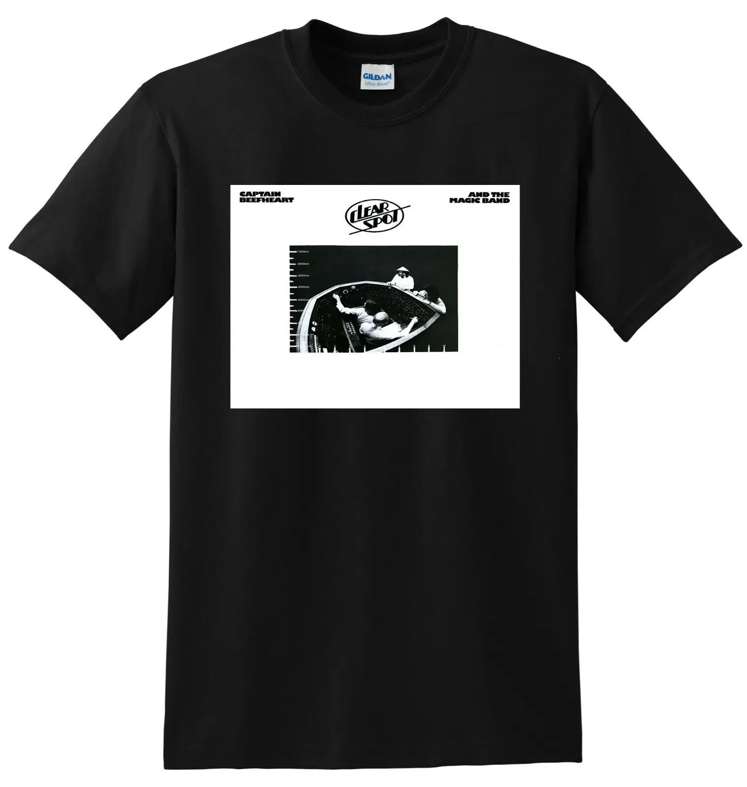 Captain Beefheart E His Magic Band T Shirt Clear Spot Small Medium Large Xl Maniche Lunghe O Corte